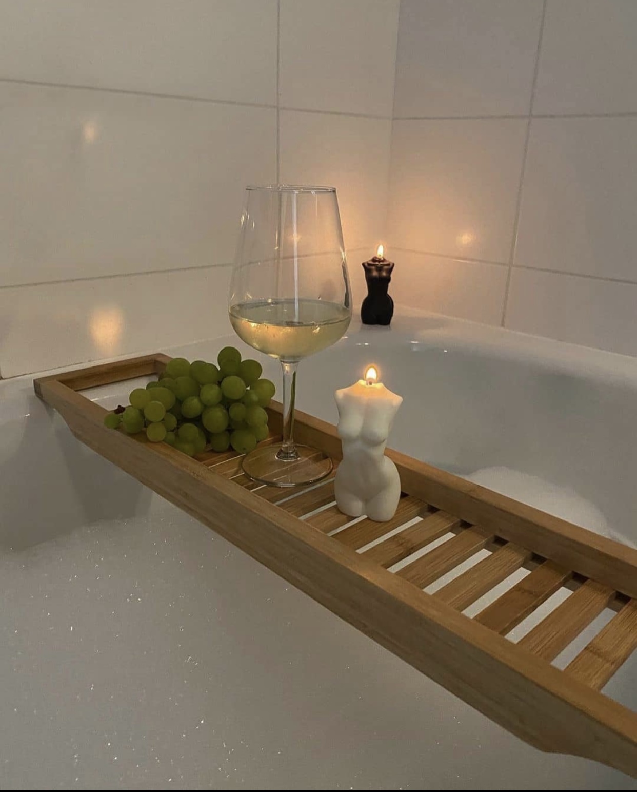 La Van De Natural Wax White Candle-Свеча из натурального воска белая -изображение_3