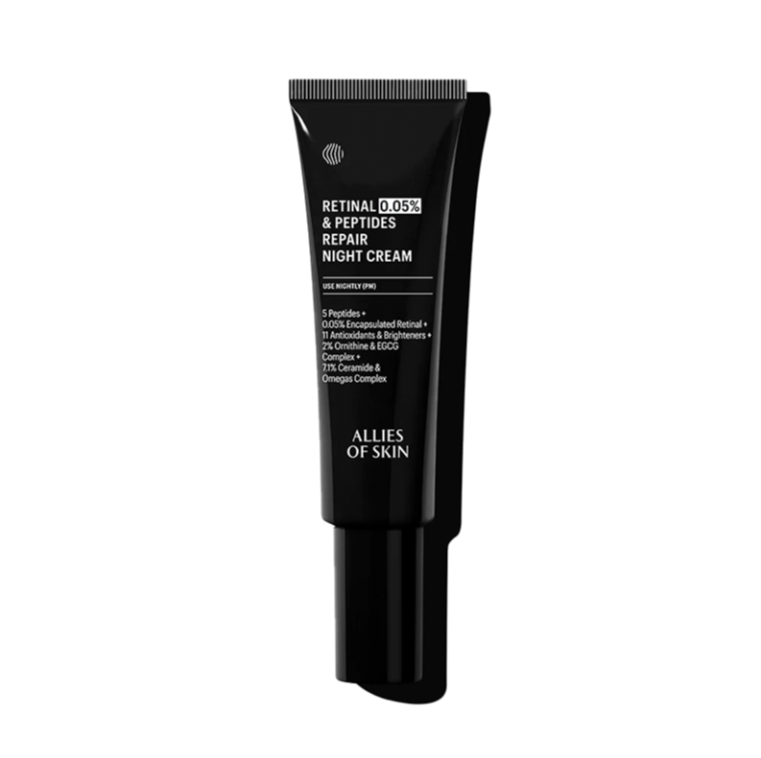Allies of skin 0.05% Retinal & Peptides Repair Night Cream-Крем ночной антивозрастной с ретиналем