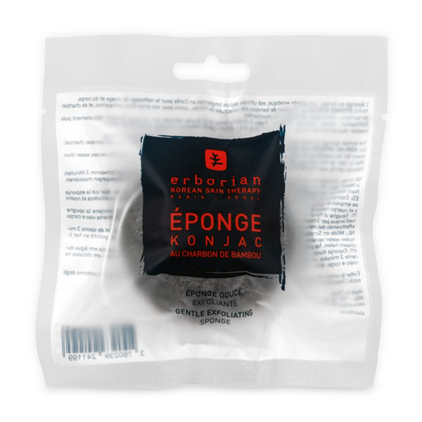 CHARCOAL KONJAC SPONGE-спонж для очистки кожи-изображение_2