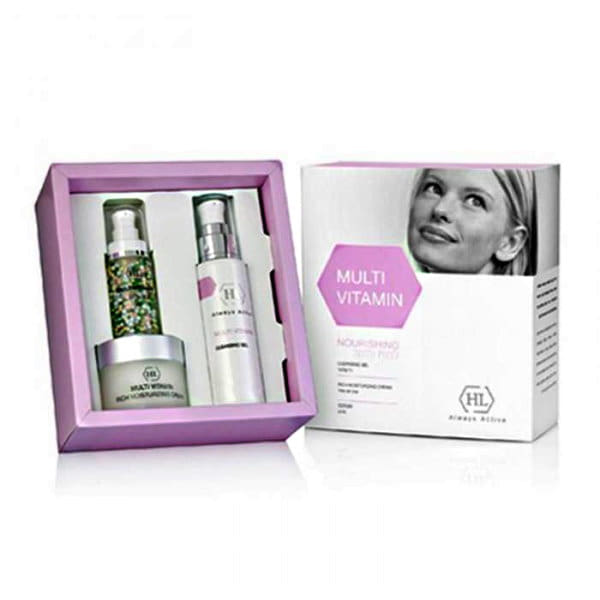 Holy Land Multi Vitamin Kit-Набір косметики (сироватка 30мл + зволожуючий крем 50мл + гель, що очищає 125мл)