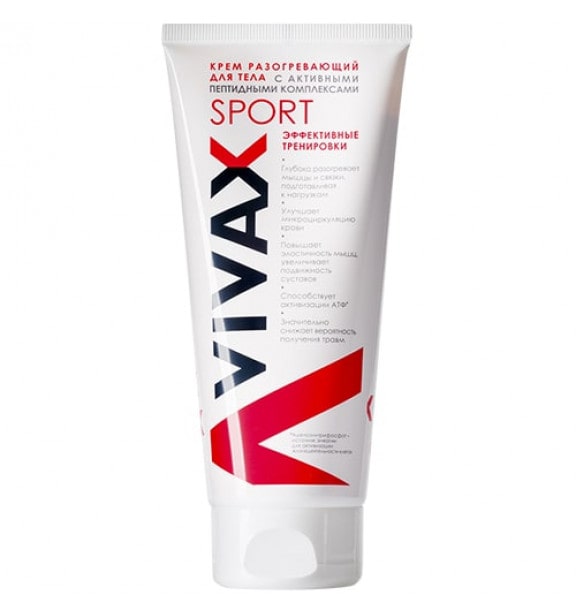 Vivax sport-Разогревающий крем для тела
