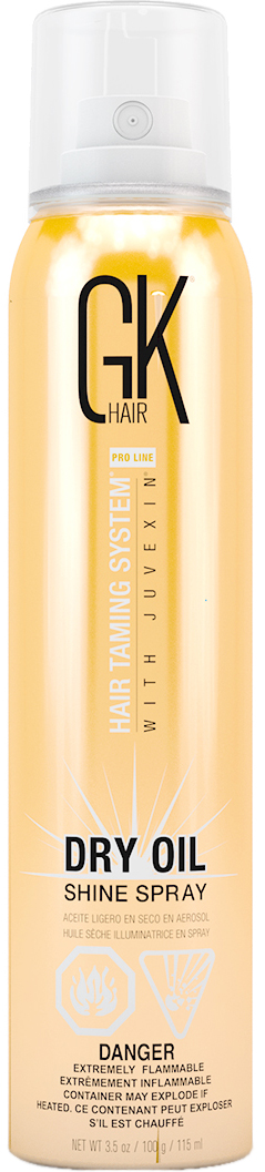 Сухой спрей GKhair Dry Oil Shine Spray для блеска и защиты от УФ-лучей -