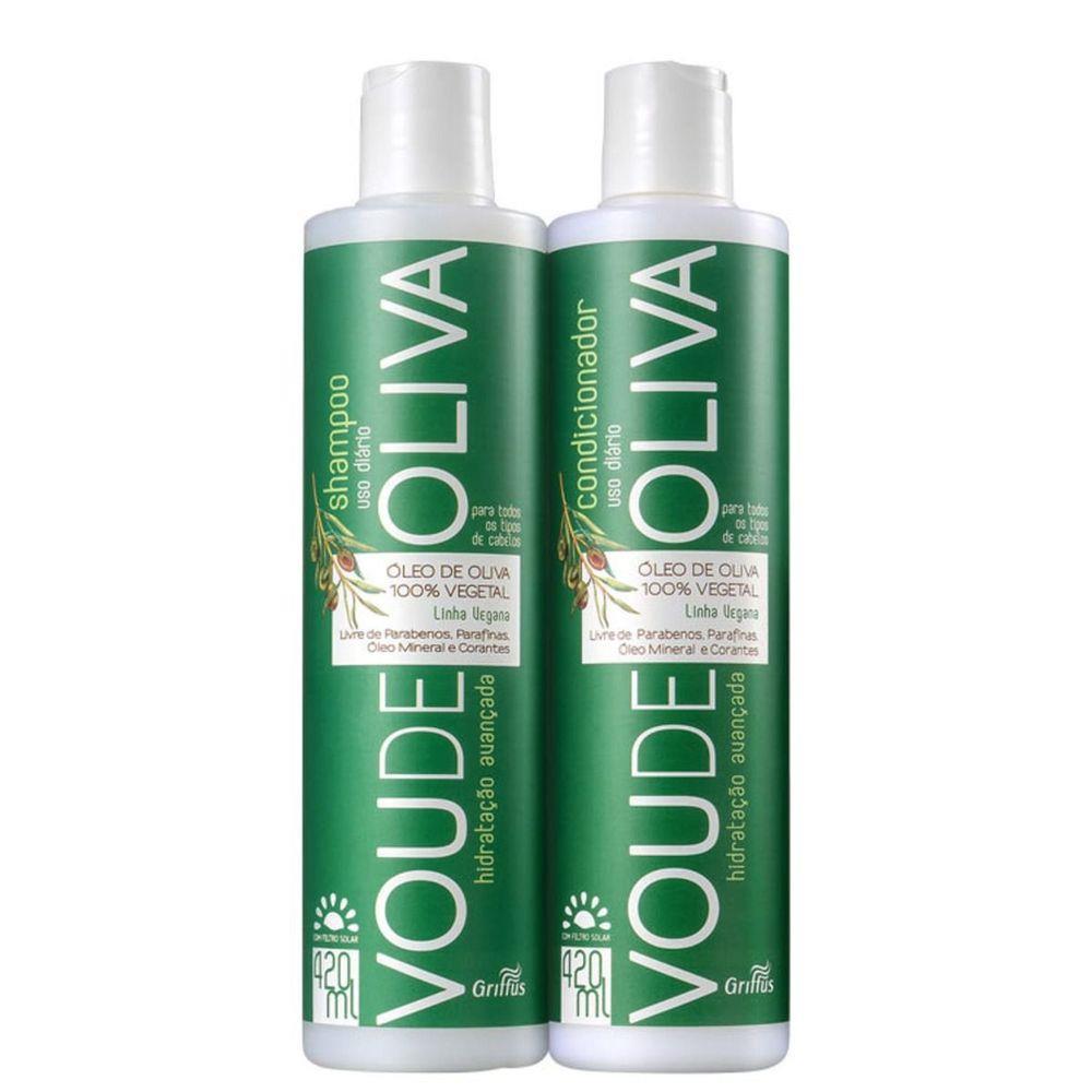 Griffus Kit Shampoo+Condicionador Linha Vegana Vou de Oliva -Набор для сухих волос