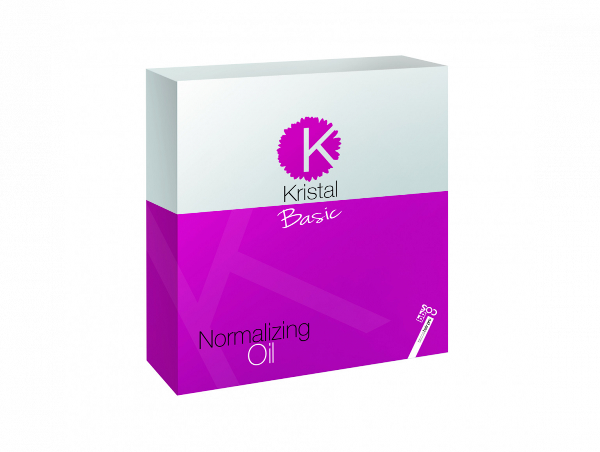 Масло bbCOS Kristal Basic в ампулах -Успокаивающая для сухих и окрашенных волос