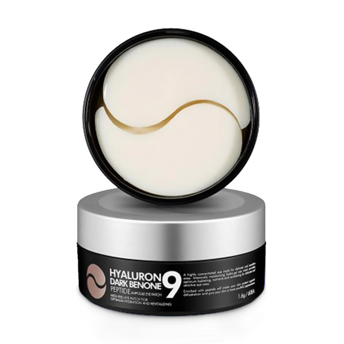 Medi-Peel Hyaluron Dark Benone Peptide 9 Ampoule Eye Patch -Гідрогелеві патчі під очі з пептидами-зображення_3
